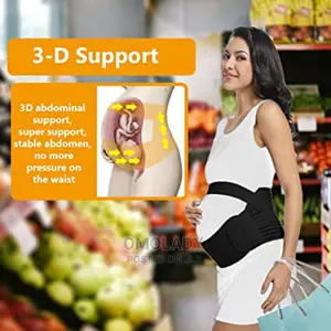 Maternity Pregnancy Support Belt - Black