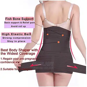3 in 1 Stripe Postpartum Abdominal Maternity Recovery Belt