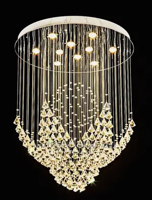 Dubai Crystal Chandelier Lights LED Available New Design