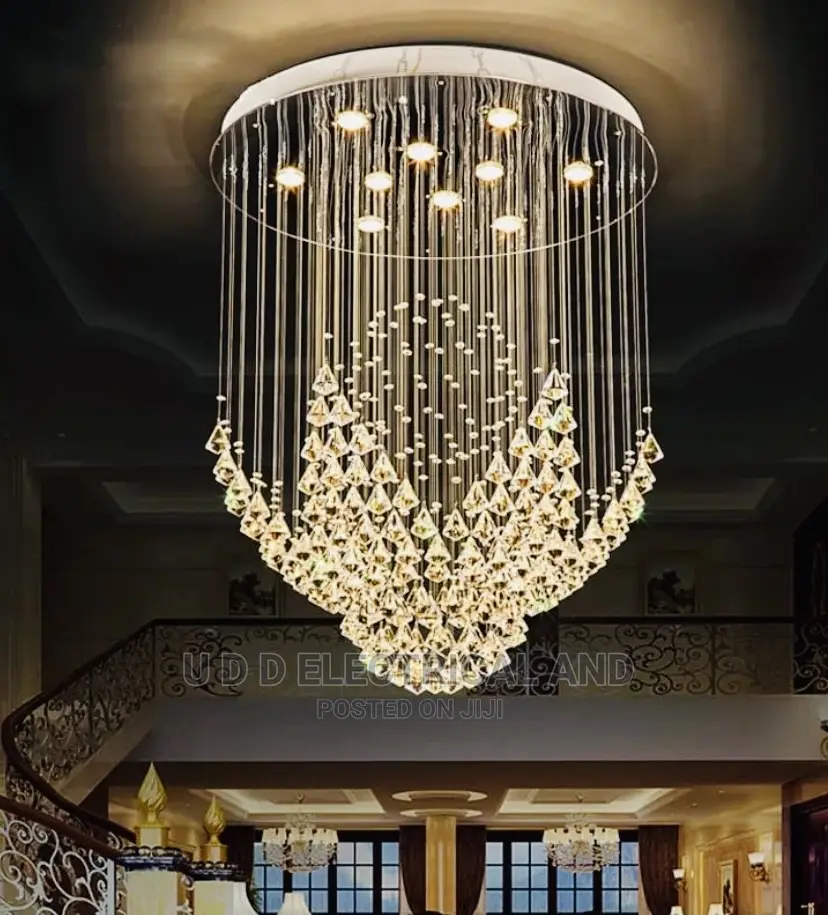 Dubai Crystal Chandelier Lights LED Available New Design