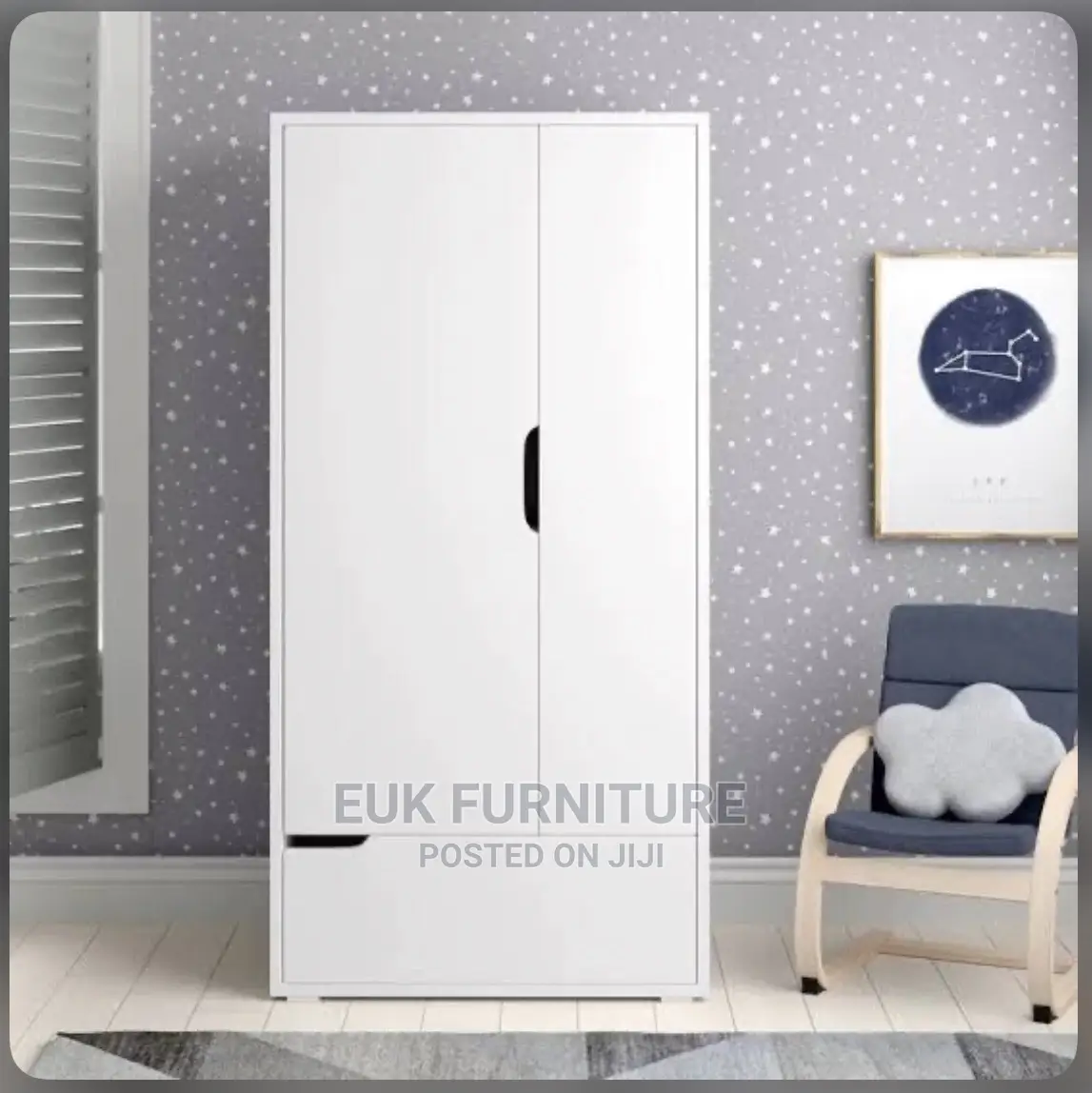 Classy 3ft by 6ft Wardrobe With Carved Opening Handle