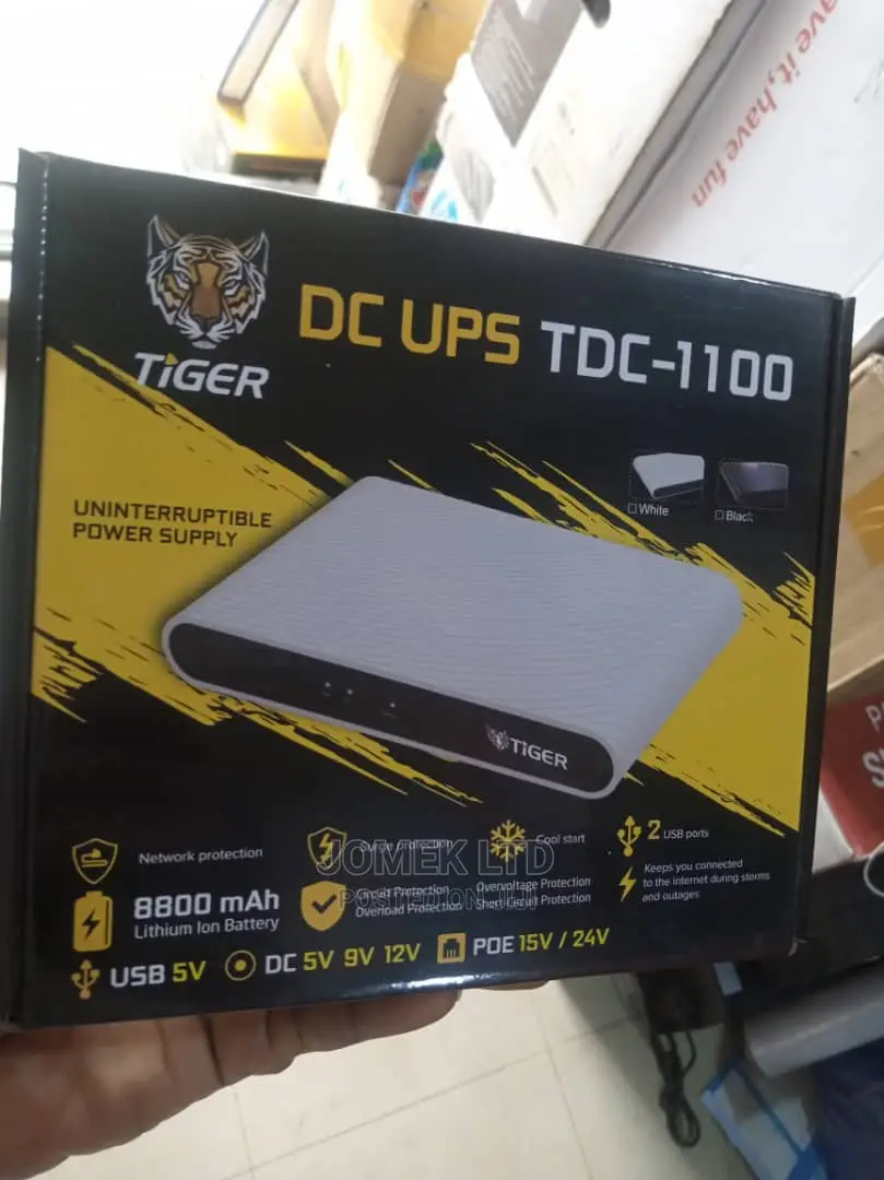Mini 24-W Portable UPS With POE 15/19 / 24VDC (Power Over Et