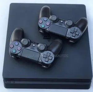 Playstation 4 Slim With Two Controllers, No Installed Games