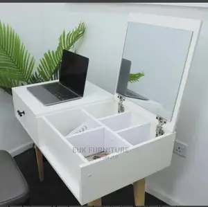 Multipurpose Table With Drawer Box Like Section 4 Storage