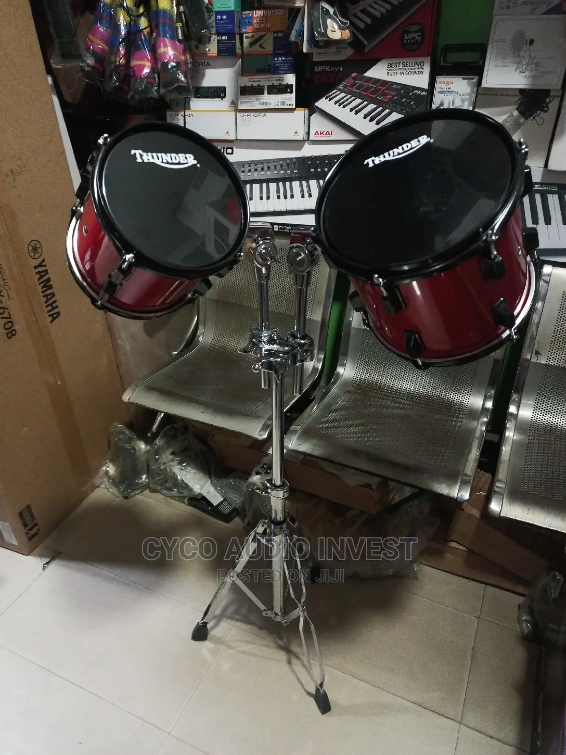 Original Thunder Extra Tom Drum Set.