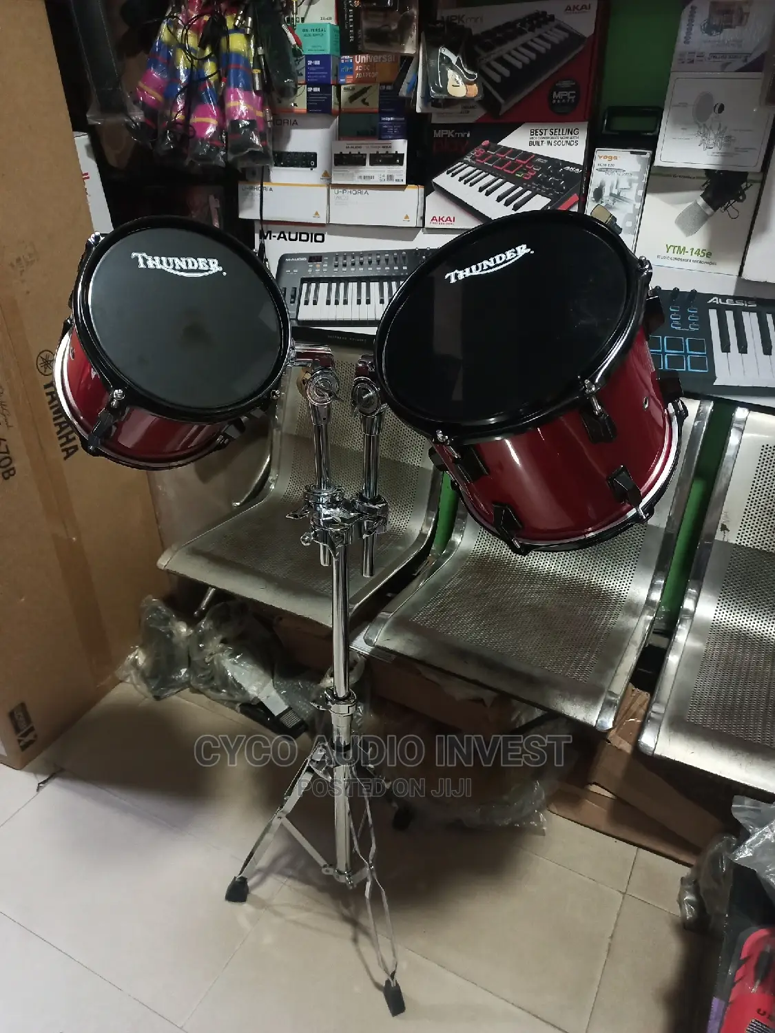 Original Thunder Extra Tom Drum Set.