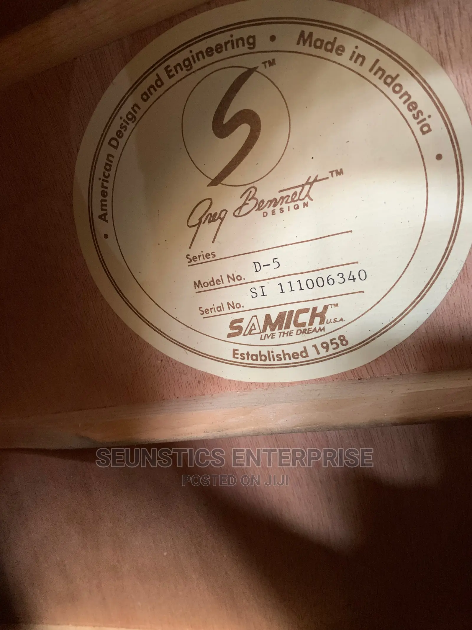 Samick Greg Bennett Electro Acoustic Guitar