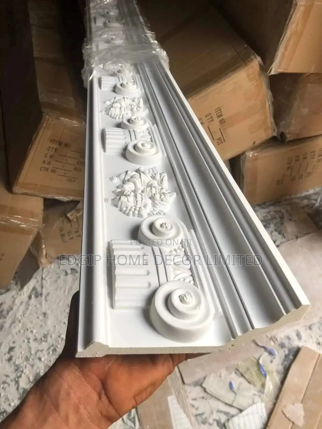 Wainscoting Polyurethane Designed Cornice