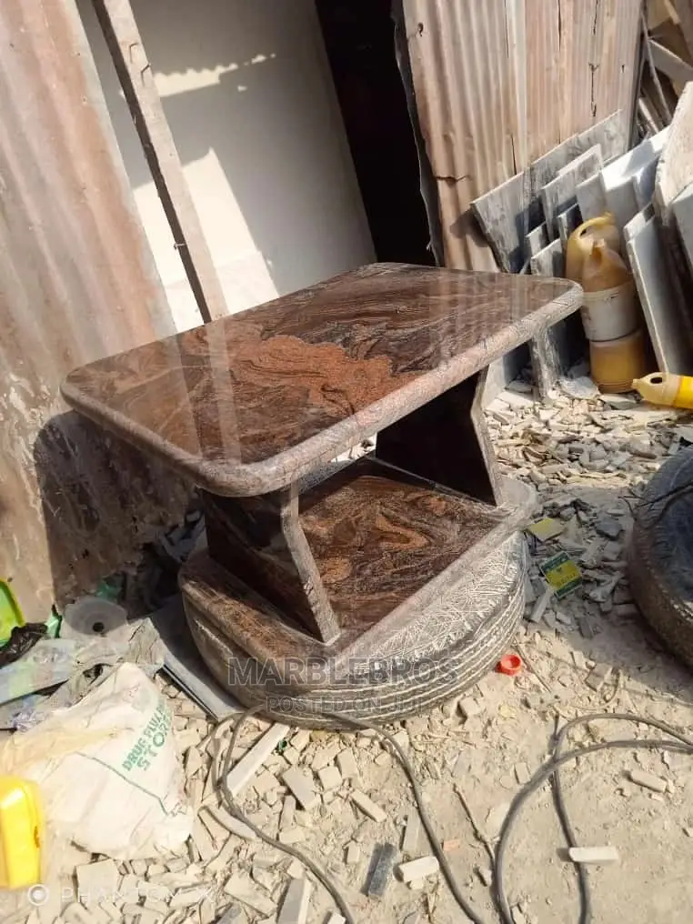 Granite Stone Center Table Design Set