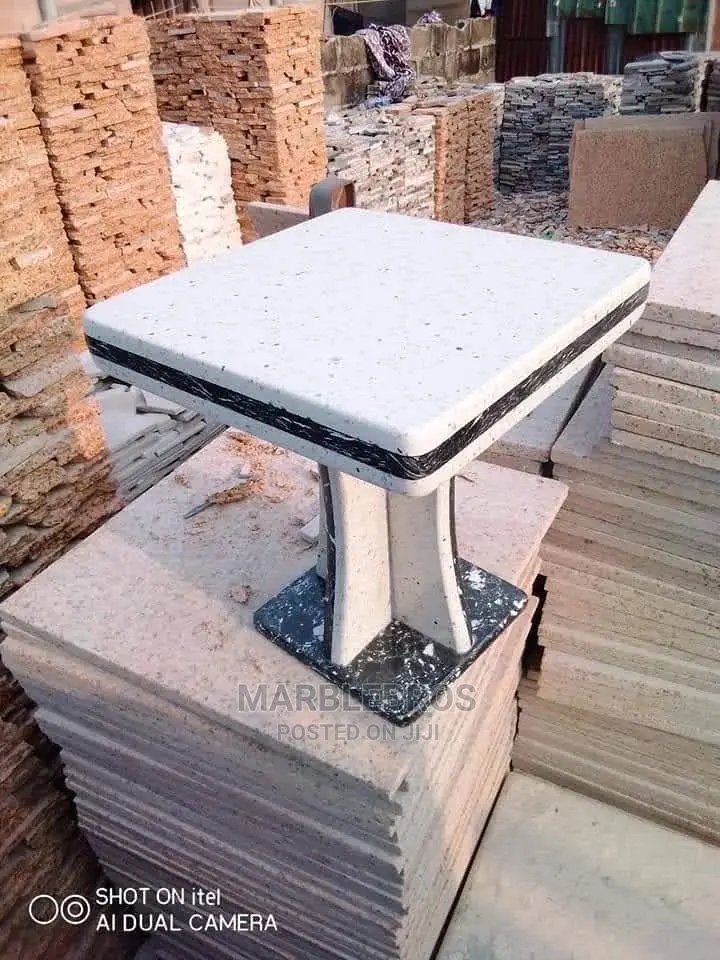 Granite Stone Center Table Design Set