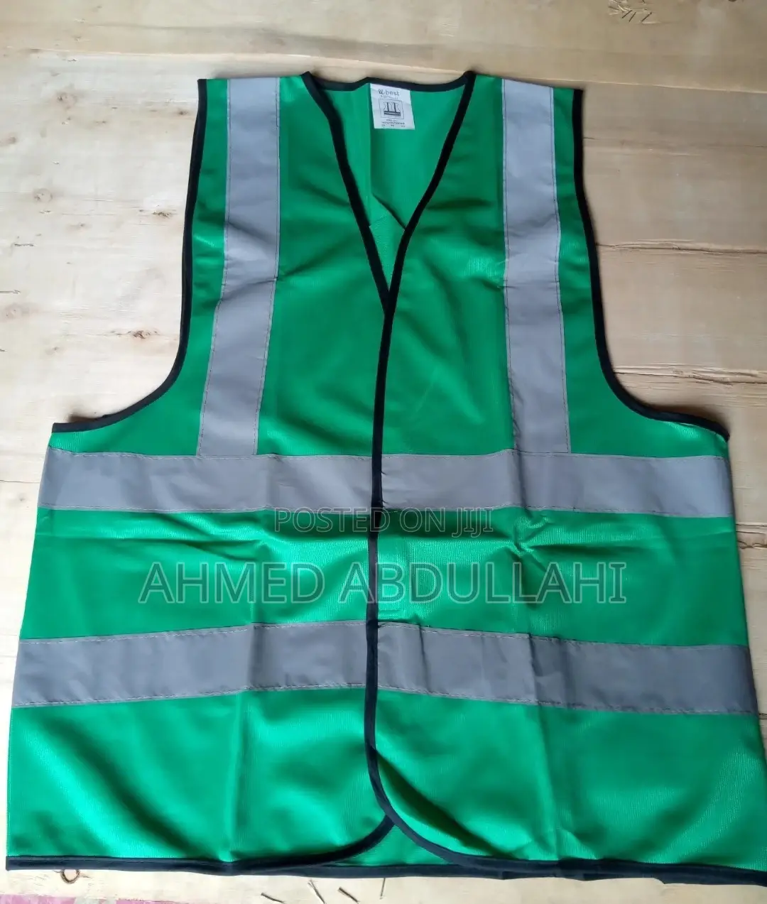 Blue Reflective Jacket/Green