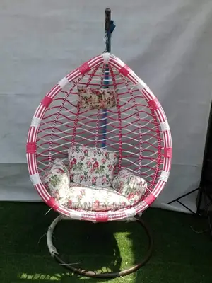 Luxury Rattan Made Outdoor/Indoor Hanging Swing Chair. 