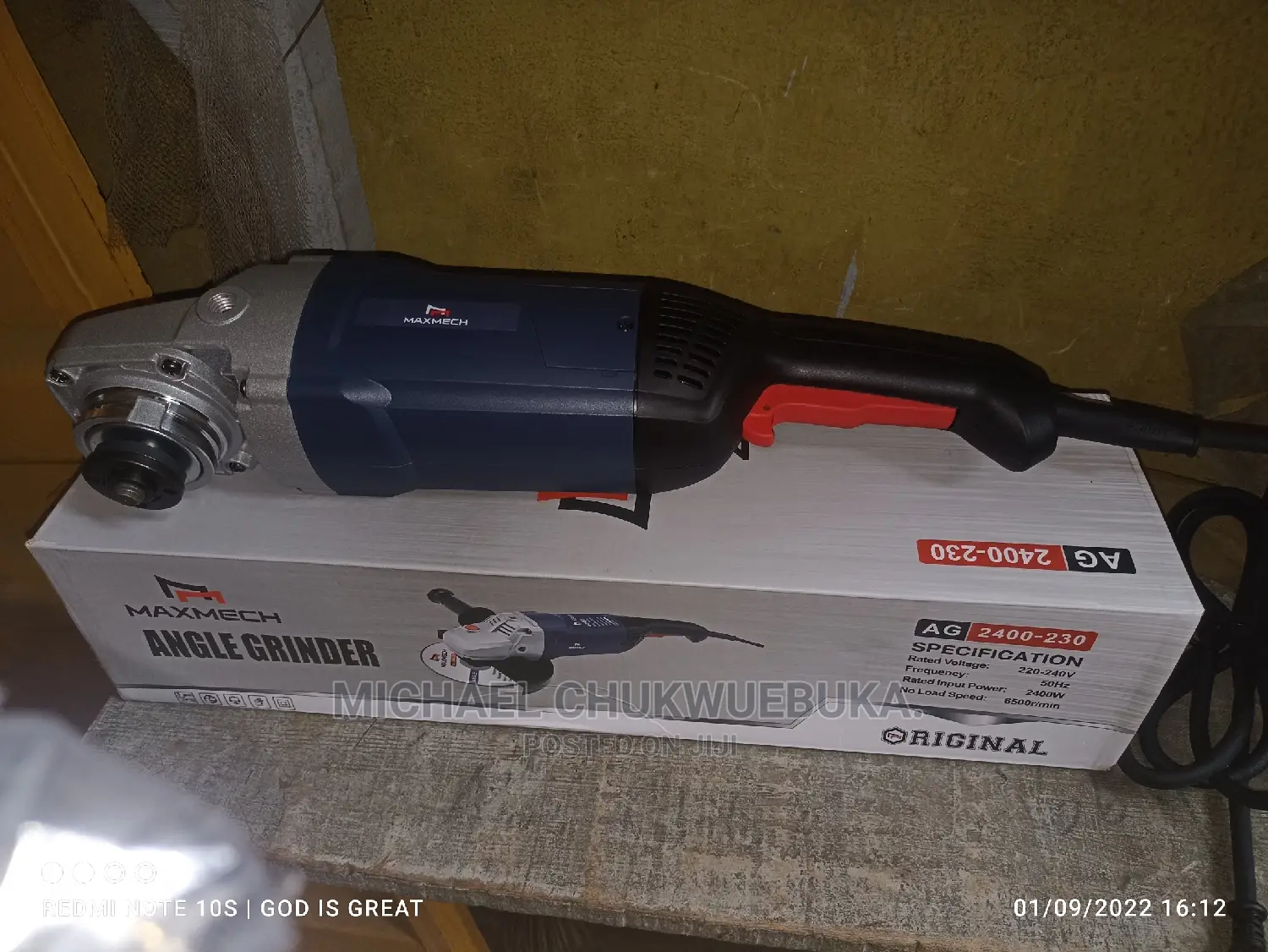 9" Angle Grinder
