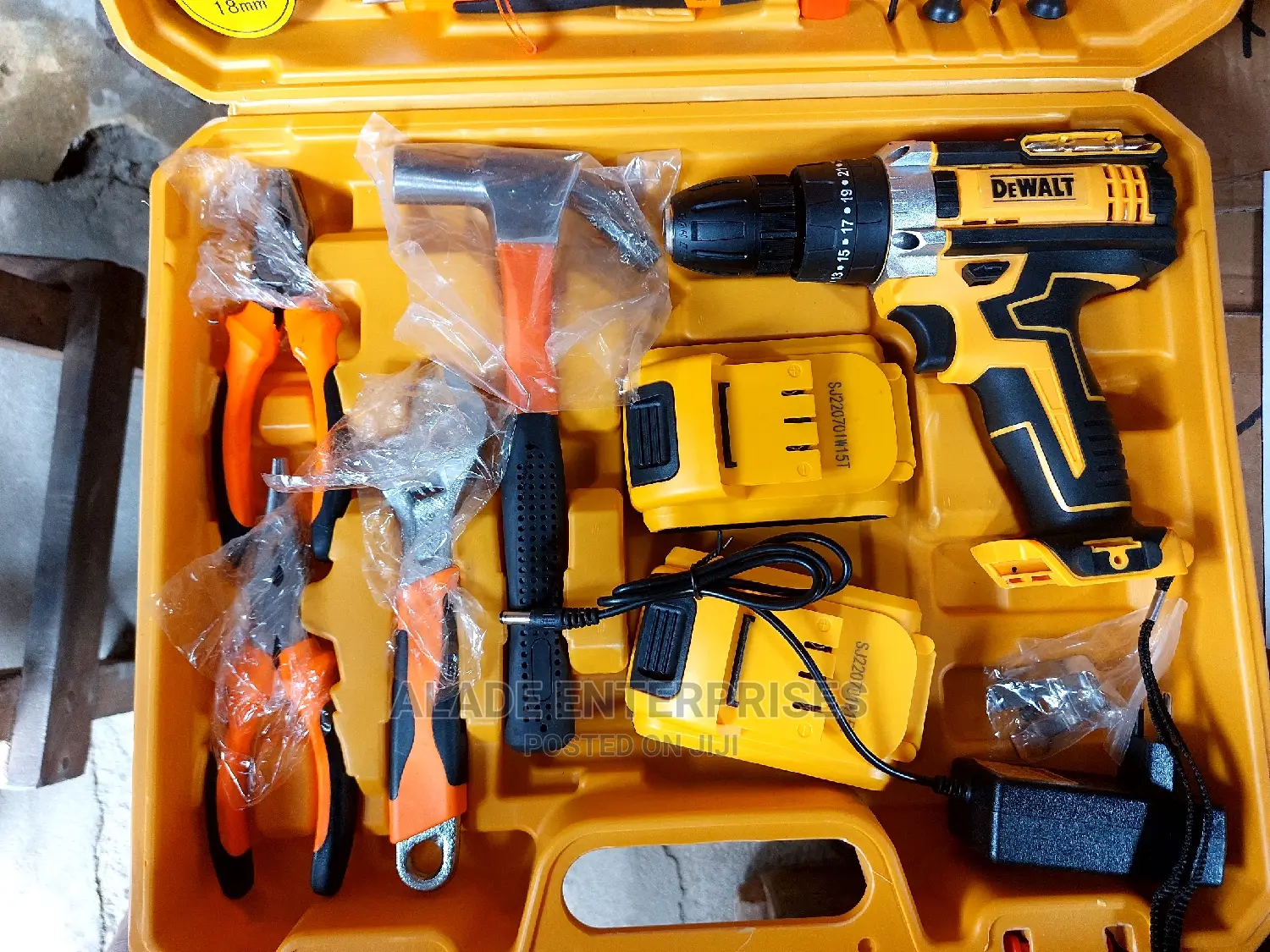 Tools Box With Cordless Drill Machine-36v - 10mm