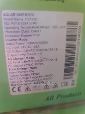 3kva 24v Must Vhm  Hybrid Inverter