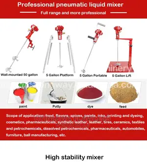 Taiwan 20L Industrial Cream High Efficient Pneumatic Mixer