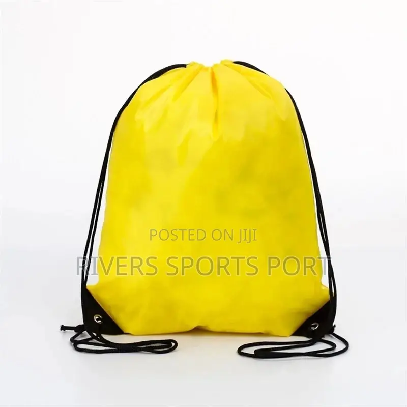 Portable Foldable Sports/Gym/Boot Bag Backpack Drawstring