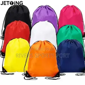 Portable Foldable Sports/Gym/Boot Bag Backpack Drawstring