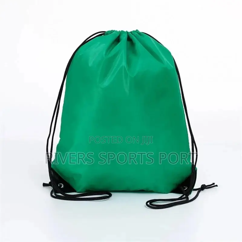 Portable Foldable Sports/Gym/Boot Bag Backpack Drawstring