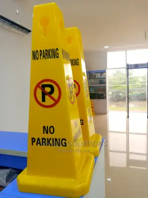 Bright Colors No Parking Sign