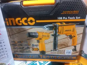 Set of Screwdriver and Drilling Machine With 108 Tools