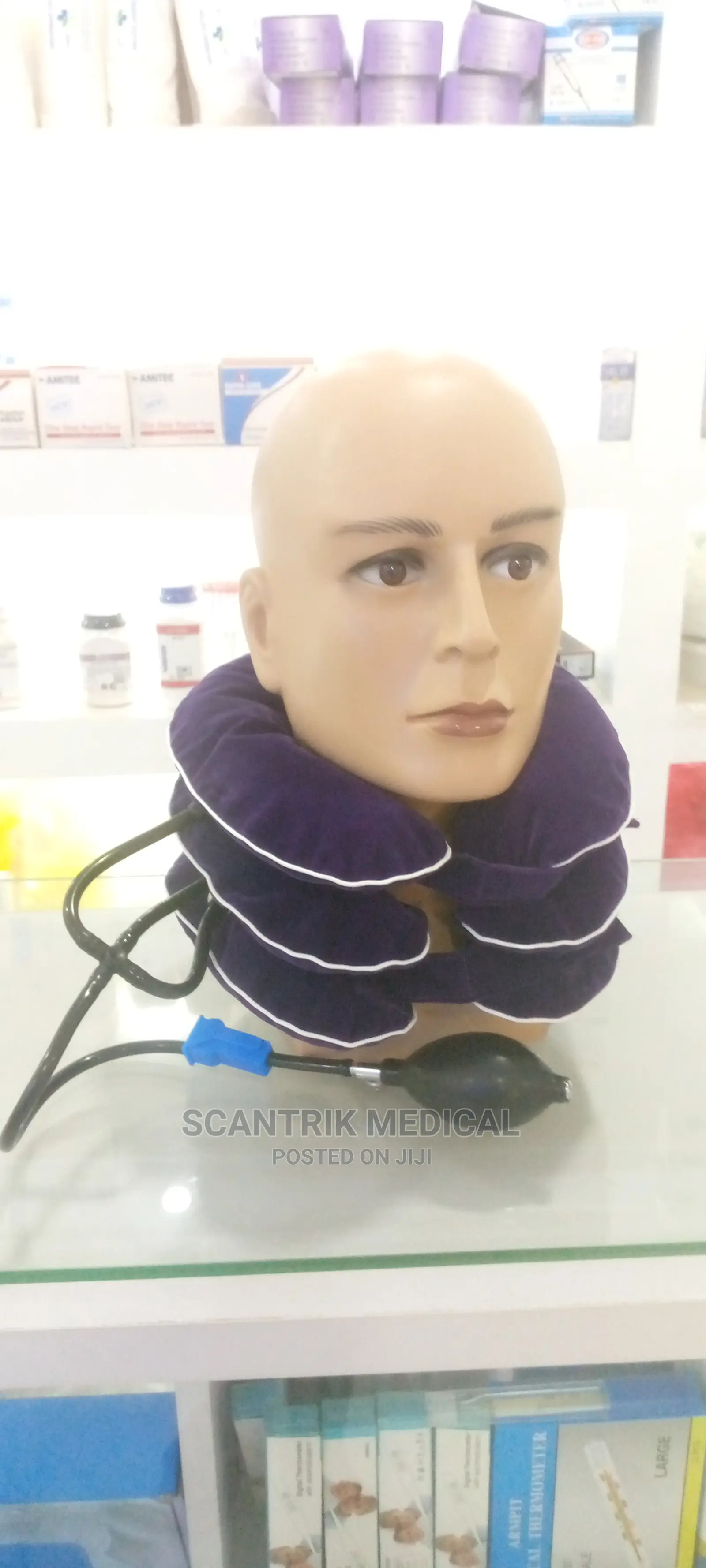 Cervical Neck Traction Device, for Pain Relief
