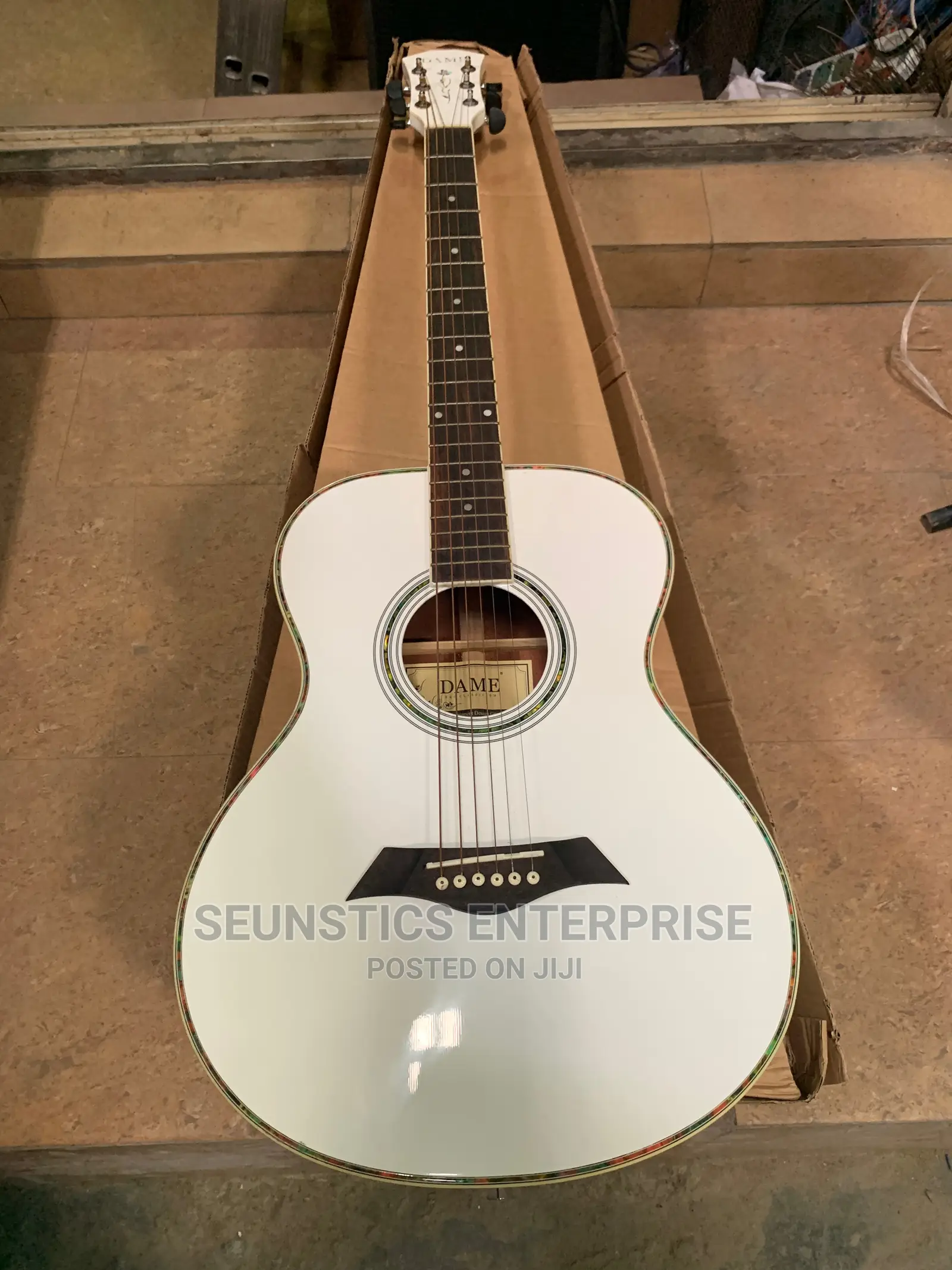 Quality/Professional Medium Size Dame Acoustic Guitar