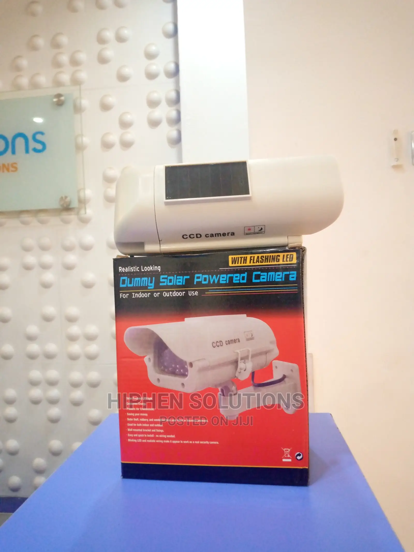 Lightweight Safety Dummy Solar Outdoor Camera