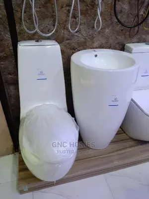 Master WC Egg Shape With Standing Basin