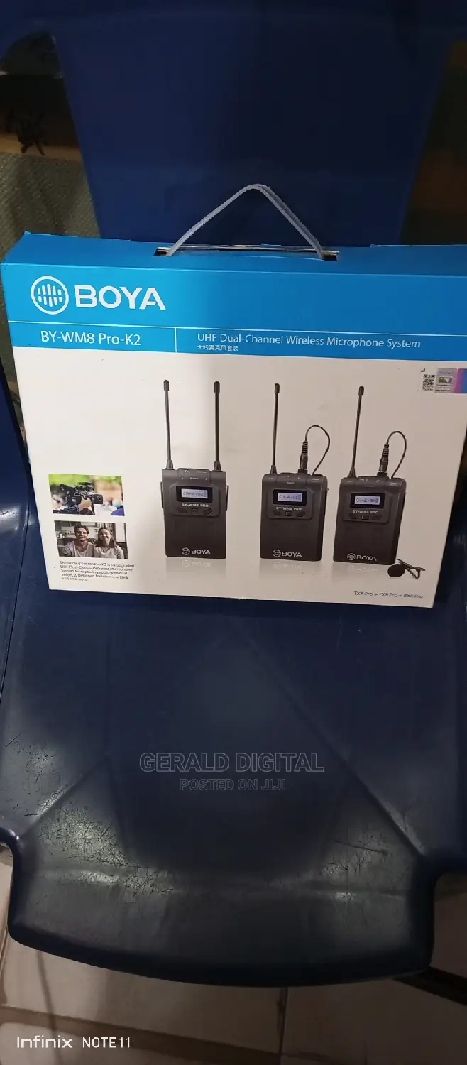 This Is Boya Wireless Mic Is Double