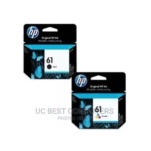 HP 61 Ink Cartridge Blank and Tri- Colour All in One