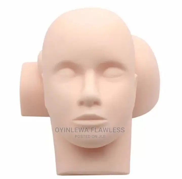 Practice Mannequin Head for Lash Microblading Makeup
