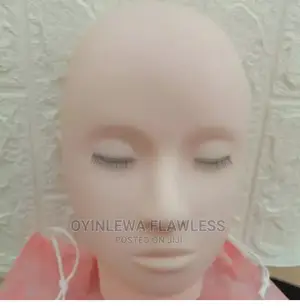 Practice Mannequin Head for Lash Microblading Makeup