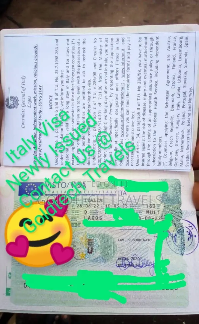 Italy Visa Available