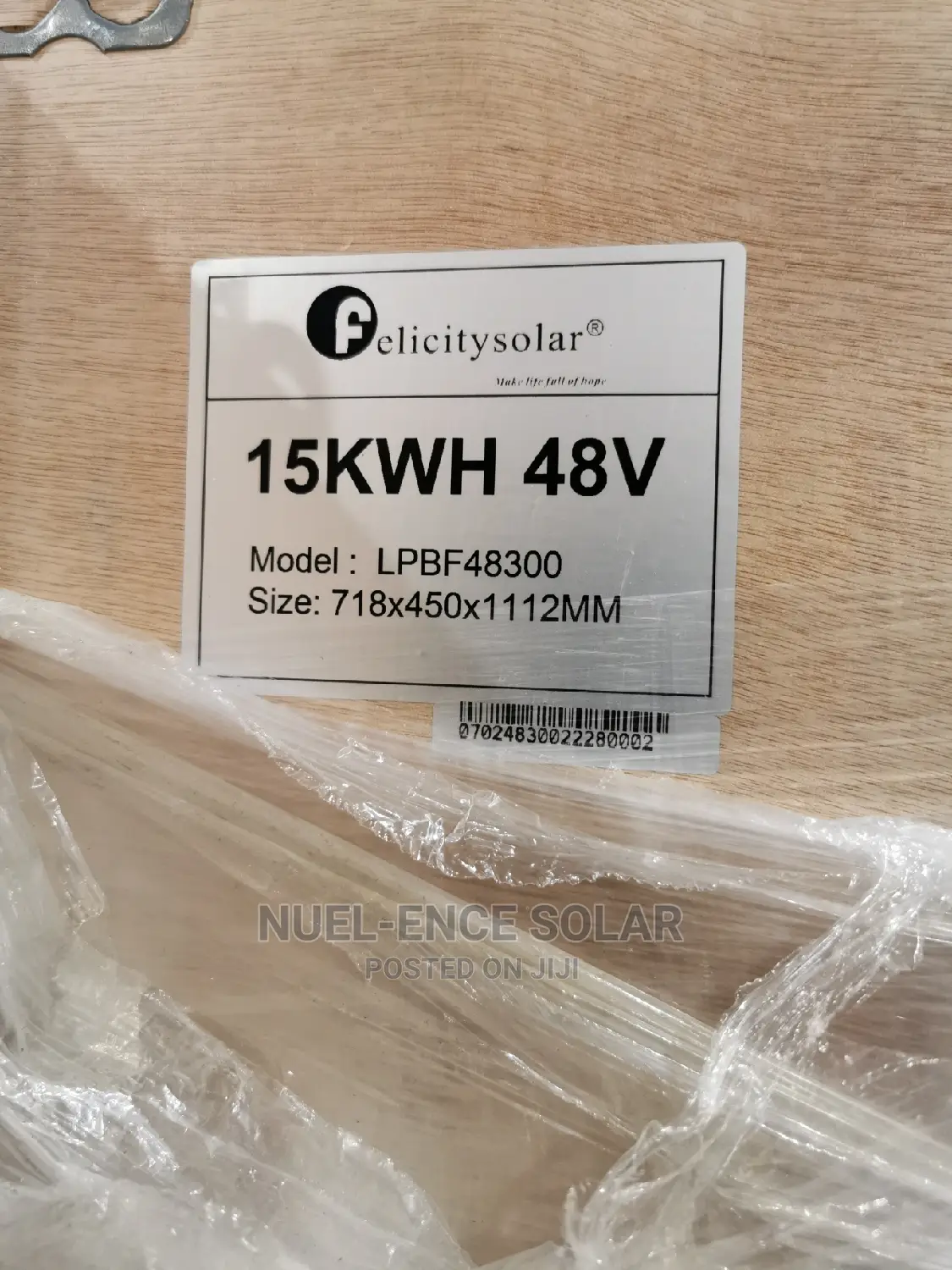 Original 15kwh 48v Felicity Lithium Batteries
