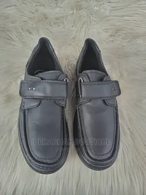 Photo - Made in Turkey Black Leather Schools Shoes for Boys