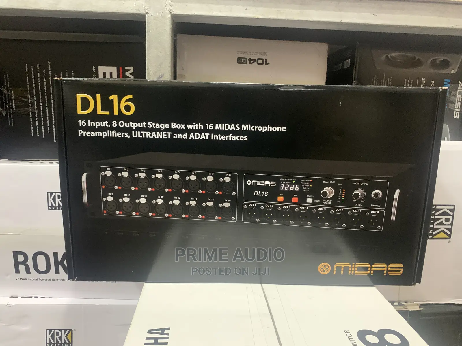 Midas Dl16 16 Input Stage Box / Extension for Digital Mixers