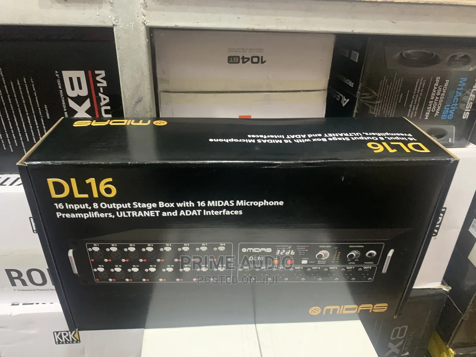 Midas Dl16 16 Input Stage Box / Extension for Digital Mixers