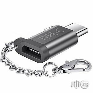 USA JS USB Type C Adapter Aluminum USB C To Micro USB With Keychain