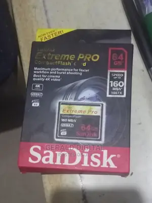 Sandisk Extreme Compact Cf Card 64GB Original Card