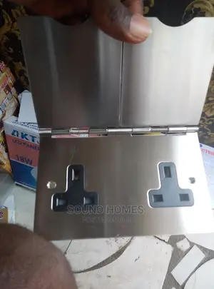 13amps Double Metal Floor Socket