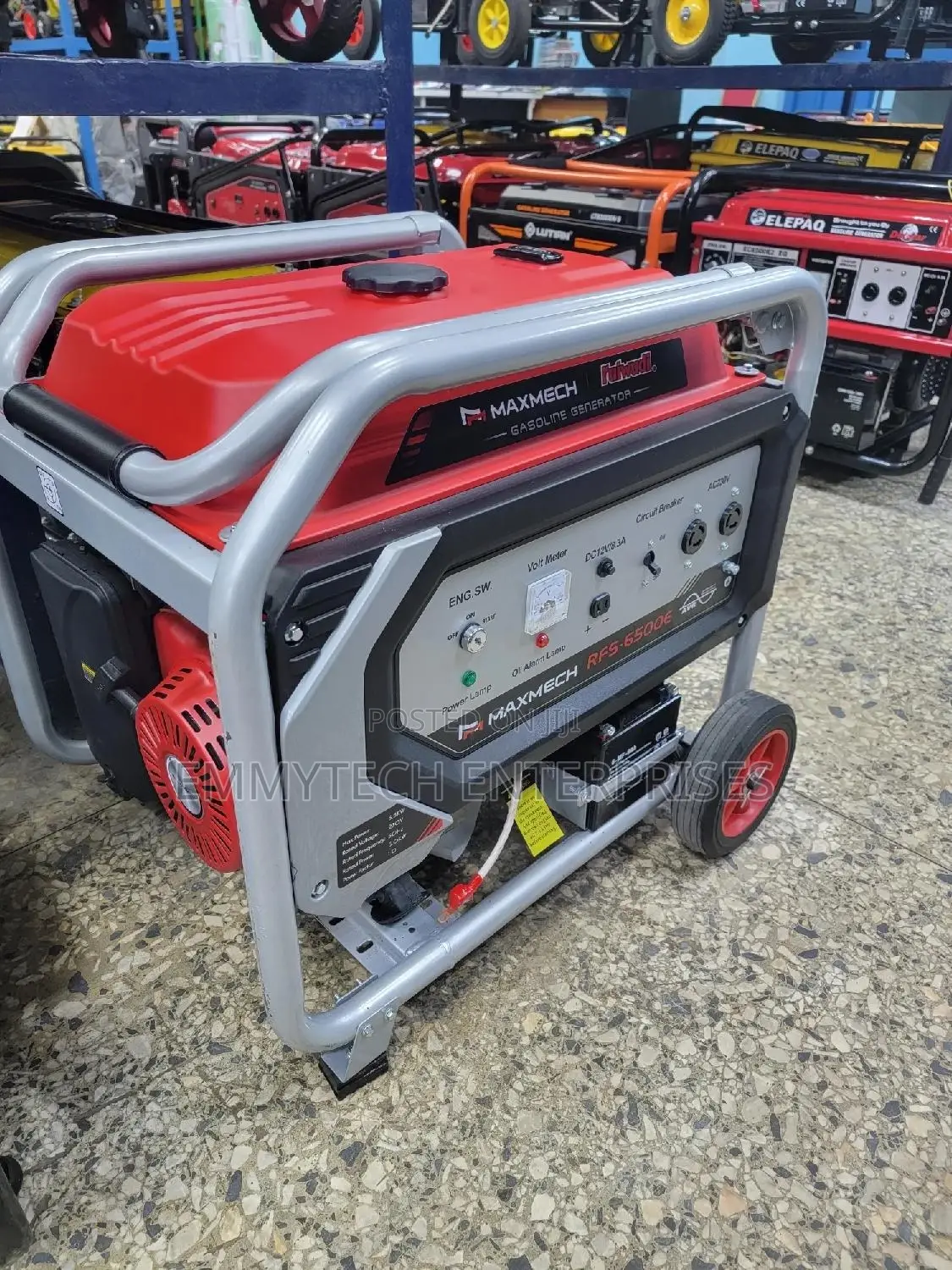 Maxmech Gasoline Generator 9.^W