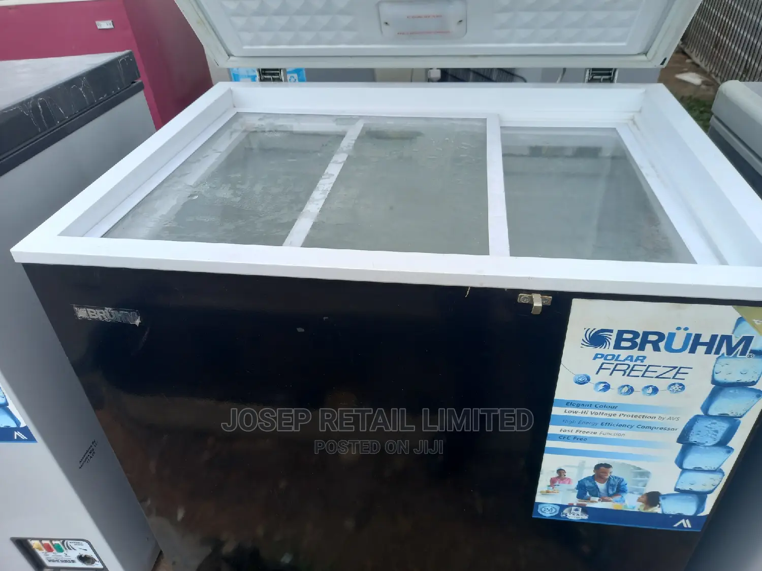 Bruhm German Deep Freezer Black Colour in Ibadan Kitchen Appliances