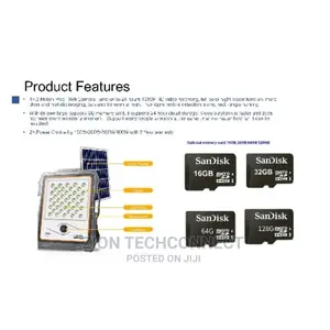 Cctv Camera Solar Flood Light - 200W