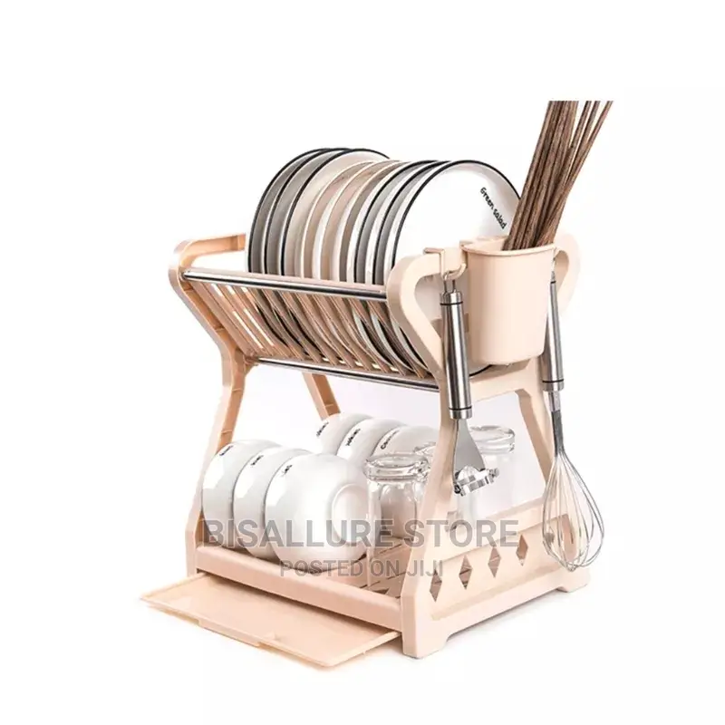 Double Layer Plate Rack