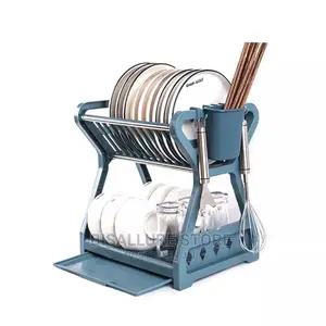 Double Layer Plate Rack