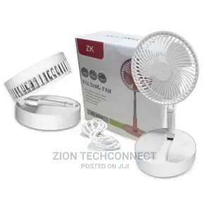 Foldable Portable Rechargeable Fan With Usb