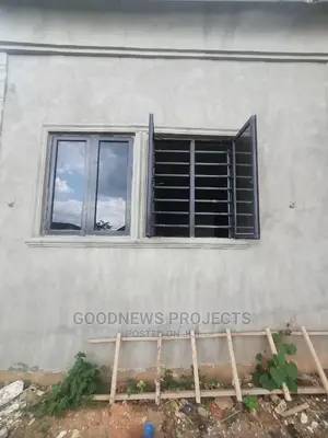 Aluminum Casement Window With Grey Colour