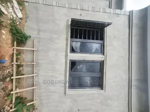 Aluminum Casement Window With Grey Colour
