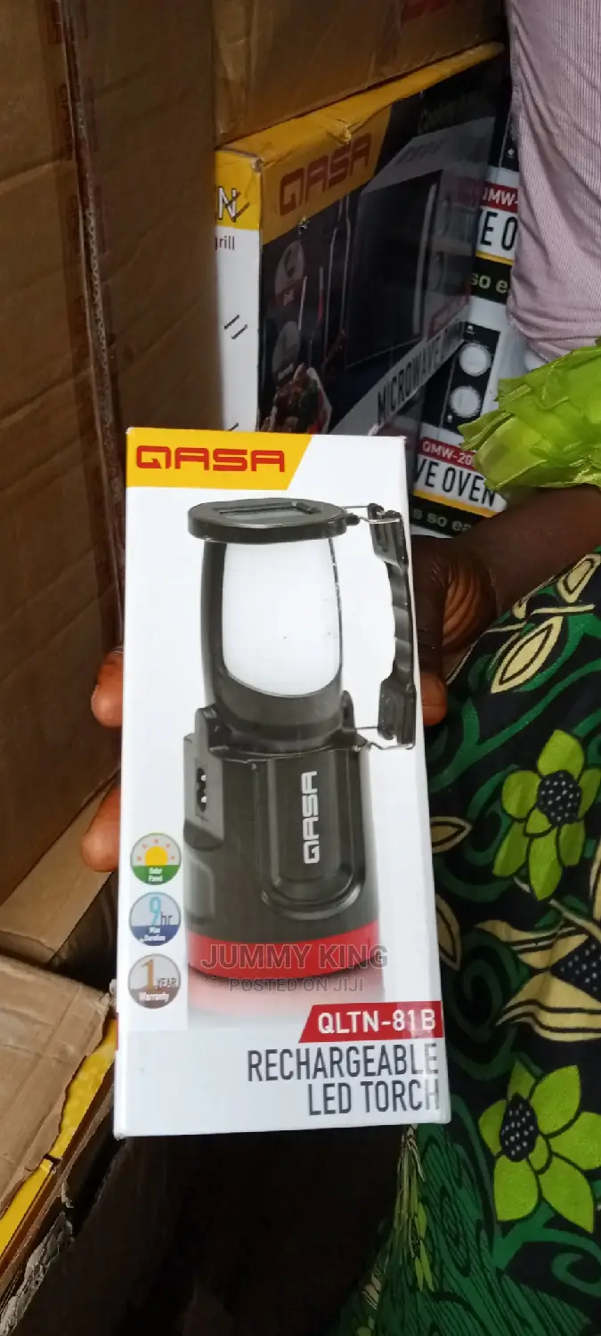 Qasa Rechargeable Lantern With Solar Panel